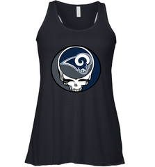 Los Angeles Rams Grateful Dead Steal Your Face NFL Football Womens Racerback Tank Top Womens Racerback Tank Top - VeigarTee