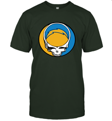 Los Angeles Chargers Grateful Dead Steal Your Face NFL Football Mens T-Shirt Mens T-Shirt - VeigarTee
