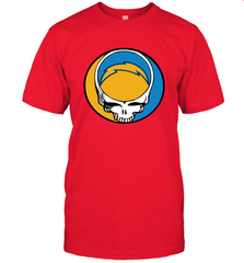 Los Angeles Chargers Grateful Dead Steal Your Face NFL Football Mens T-Shirt Mens T-Shirt - VeigarTee