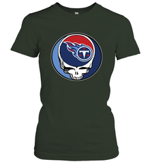 Tennessee Titans Grateful Dead Steal Your Face NFL Football Womens T-Shirt Womens T-Shirt - VeigarTee