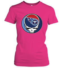 Tennessee Titans Grateful Dead Steal Your Face NFL Football Womens T-Shirt Womens T-Shirt - VeigarTee