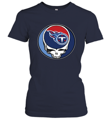 Tennessee Titans Grateful Dead Steal Your Face NFL Football Womens T-Shirt Womens T-Shirt - VeigarTee