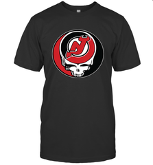 New Jersey Devils Grateful Dead Steal Your Face Hockey NHL Mens T-Shirt Mens T-Shirt - VeigarTee