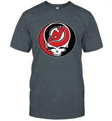 New Jersey Devils Grateful Dead Steal Your Face Hockey NHL Mens T-Shirt Mens T-Shirt - VeigarTee
