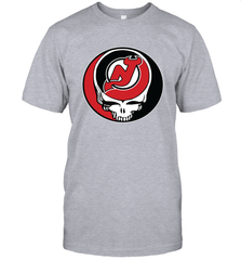 New Jersey Devils Grateful Dead Steal Your Face Hockey NHL Mens T-Shirt Mens T-Shirt - VeigarTee