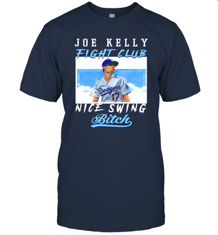 Joe Kelly Fight Club Nice Swing Bitch Dogers Baseball Club Mens T-Shirt