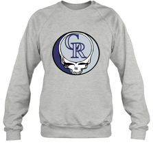 Colorado Rockies Grateful Dead Steal Your Face Baseball Adult Sweatshirt Adult Sweatshirt - VeigarTee