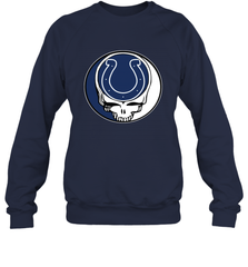 Indianapolis Colts Grateful Dead Steal Your Face NFL Football Adult Sweatshirt Adult Sweatshirt - VeigarTee