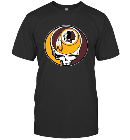 Washington Redskins Grateful Dead Steal Your Face NFL Football Mens T-Shirt Mens T-Shirt / Black / S Mens T-Shirt - VeigarTee