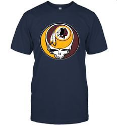 Washington Redskins Grateful Dead Steal Your Face NFL Football Mens T-Shirt