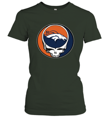 Denver Broncos Grateful Dead Steal Your Face NFL Football Womens T-Shirt Womens T-Shirt - VeigarTee