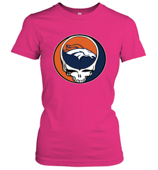 Denver Broncos Grateful Dead Steal Your Face NFL Football Womens T-Shirt Womens T-Shirt - VeigarTee