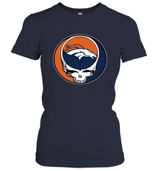 Denver Broncos Grateful Dead Steal Your Face NFL Football Womens T-Shirt