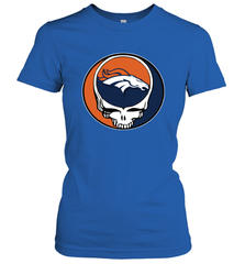 Denver Broncos Grateful Dead Steal Your Face NFL Football Womens T-Shirt Womens T-Shirt - VeigarTee