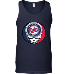 Minnesota Twins Grateful Dead Steal Your Face Baseball Mens Tank Top