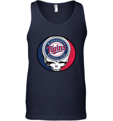 Minnesota Twins Grateful Dead Steal Your Face Baseball Mens Tank Top Mens Tank Top - VeigarTee