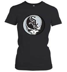 Chicago White Sox Grateful Dead Steal Your Face Baseball Womens T-Shirt