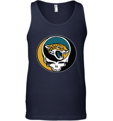 Jacksonville Jaguars Grateful Dead Steal Your Face NFL Football Mens Tank Top