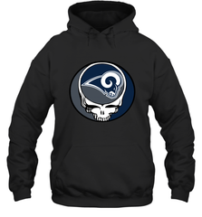 Los Angeles Rams Grateful Dead Steal Your Face NFL Football Adult Hoodie Sweatshirt Adult Hoodie Sweatshirt - VeigarTee