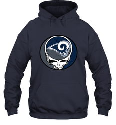 Los Angeles Rams Grateful Dead Steal Your Face NFL Football Adult Hoodie Sweatshirt