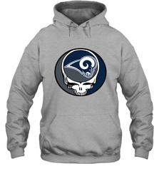 Los Angeles Rams Grateful Dead Steal Your Face NFL Football Adult Hoodie Sweatshirt Adult Hoodie Sweatshirt - VeigarTee