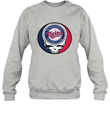 Minnesota Twins Grateful Dead Steal Your Face Baseball Adult Sweatshirt Adult Sweatshirt - VeigarTee
