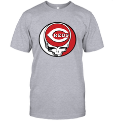 Cincinnati Reds Grateful Dead Steal Your Face Baseball Mens T-Shirt Mens T-Shirt - VeigarTee