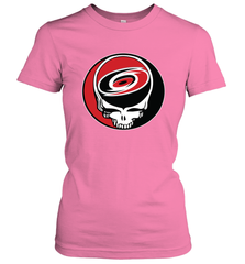 Carolina Hurricanes Grateful Dead Steal Your Face Hockey NHL Womens T-Shirt Womens T-Shirt - VeigarTee