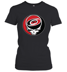 Carolina Hurricanes Grateful Dead Steal Your Face Hockey NHL Womens T-Shirt Womens T-Shirt - VeigarTee