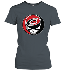 Carolina Hurricanes Grateful Dead Steal Your Face Hockey NHL Womens T-Shirt Womens T-Shirt - VeigarTee