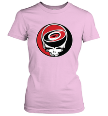 Carolina Hurricanes Grateful Dead Steal Your Face Hockey NHL Womens T-Shirt Womens T-Shirt - VeigarTee