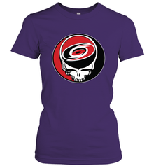 Carolina Hurricanes Grateful Dead Steal Your Face Hockey NHL Womens T-Shirt Womens T-Shirt - VeigarTee