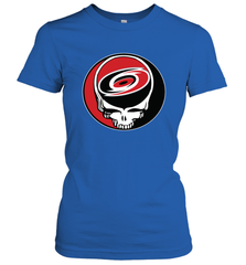 Carolina Hurricanes Grateful Dead Steal Your Face Hockey NHL Womens T-Shirt Womens T-Shirt - VeigarTee