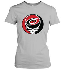 Carolina Hurricanes Grateful Dead Steal Your Face Hockey NHL Womens T-Shirt Womens T-Shirt - VeigarTee