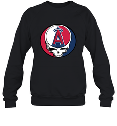 Los Angeles Angels Grateful Dead Steal Your Face Baseball Adult Sweatshirt