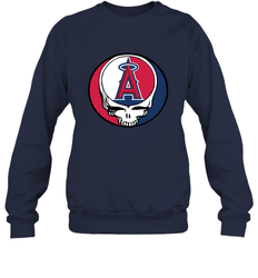 Los Angeles Angels Grateful Dead Steal Your Face Baseball Adult Sweatshirt