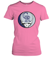 Colorado Rockies Grateful Dead Steal Your Face Baseball Womens T-Shirt Womens T-Shirt - VeigarTee
