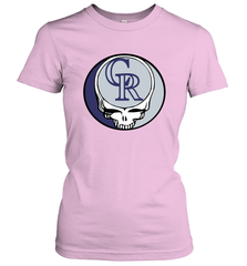 Colorado Rockies Grateful Dead Steal Your Face Baseball Womens T-Shirt Womens T-Shirt - VeigarTee