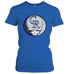 Colorado Rockies Grateful Dead Steal Your Face Baseball Womens T-Shirt Womens T-Shirt - VeigarTee