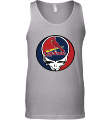 St Louis Cardinals Grateful Dead Steal Your Face Baseball Mens Tank Top Mens Tank Top - VeigarTee