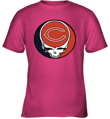 Chicago Bears Grateful Dead Steal Your Face NFL Football Youth T-Shirt Youth T-Shirt - VeigarTee