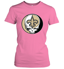 New Orleans Saints Grateful Dead Steal Your Face NFL Football Womens T-Shirt Womens T-Shirt - VeigarTee