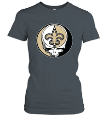 New Orleans Saints Grateful Dead Steal Your Face NFL Football Womens T-Shirt Womens T-Shirt - VeigarTee