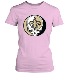 New Orleans Saints Grateful Dead Steal Your Face NFL Football Womens T-Shirt Womens T-Shirt - VeigarTee