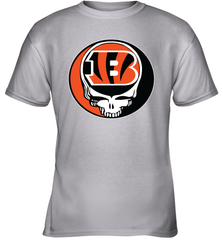 Cincinnati Bengals Grateful Dead Steal Your Face NFL Football Youth T-Shirt Youth T-Shirt - VeigarTee