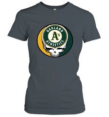 Oakland Athletics Grateful Dead Steal Your Face Baseball Womens T-Shirt Womens T-Shirt - VeigarTee
