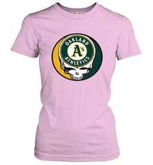 Oakland Athletics Grateful Dead Steal Your Face Baseball Womens T-Shirt Womens T-Shirt - VeigarTee