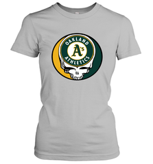 Oakland Athletics Grateful Dead Steal Your Face Baseball Womens T-Shirt Womens T-Shirt - VeigarTee