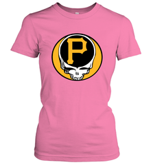 Pittsburgh Pirates Grateful Dead Steal Your Face Baseball Womens T-Shirt Womens T-Shirt - VeigarTee