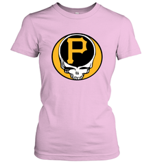 Pittsburgh Pirates Grateful Dead Steal Your Face Baseball Womens T-Shirt Womens T-Shirt - VeigarTee